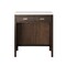 James Martin Vanities Addison 30in Countertop Unit, Mid-Century Acacia w/ 3 CM White Zeus Quartz Top E444-CU30-MCA-3WZ - alternate 3